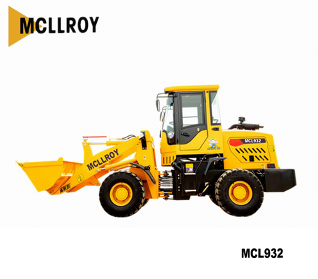 Flexible 2 Ton Wheel Loader Small Articulated 2400rpm For Heavy Work
