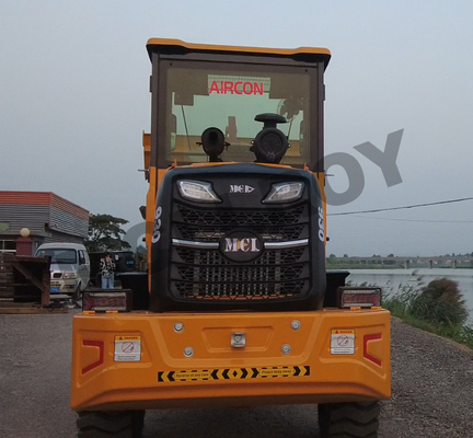 1600Kg Rate Load Articulated Mini Wheel Loader Disc Brake Heavy Equipment Front