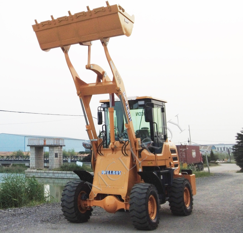 Air Brake 42kW Front End Wheel Loader Laser Cutting Machine For Bumper Cab Steel Plate Cut