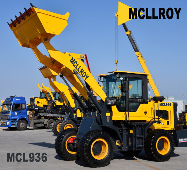 Industrial Wheeled Shovel Loader , Front Loader Heavy Equipment ISO9001 CE Approved