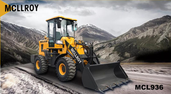 Multifunctional 2.5 Ton Wheel Loader 2400rpm With 1.1m3 Bucket