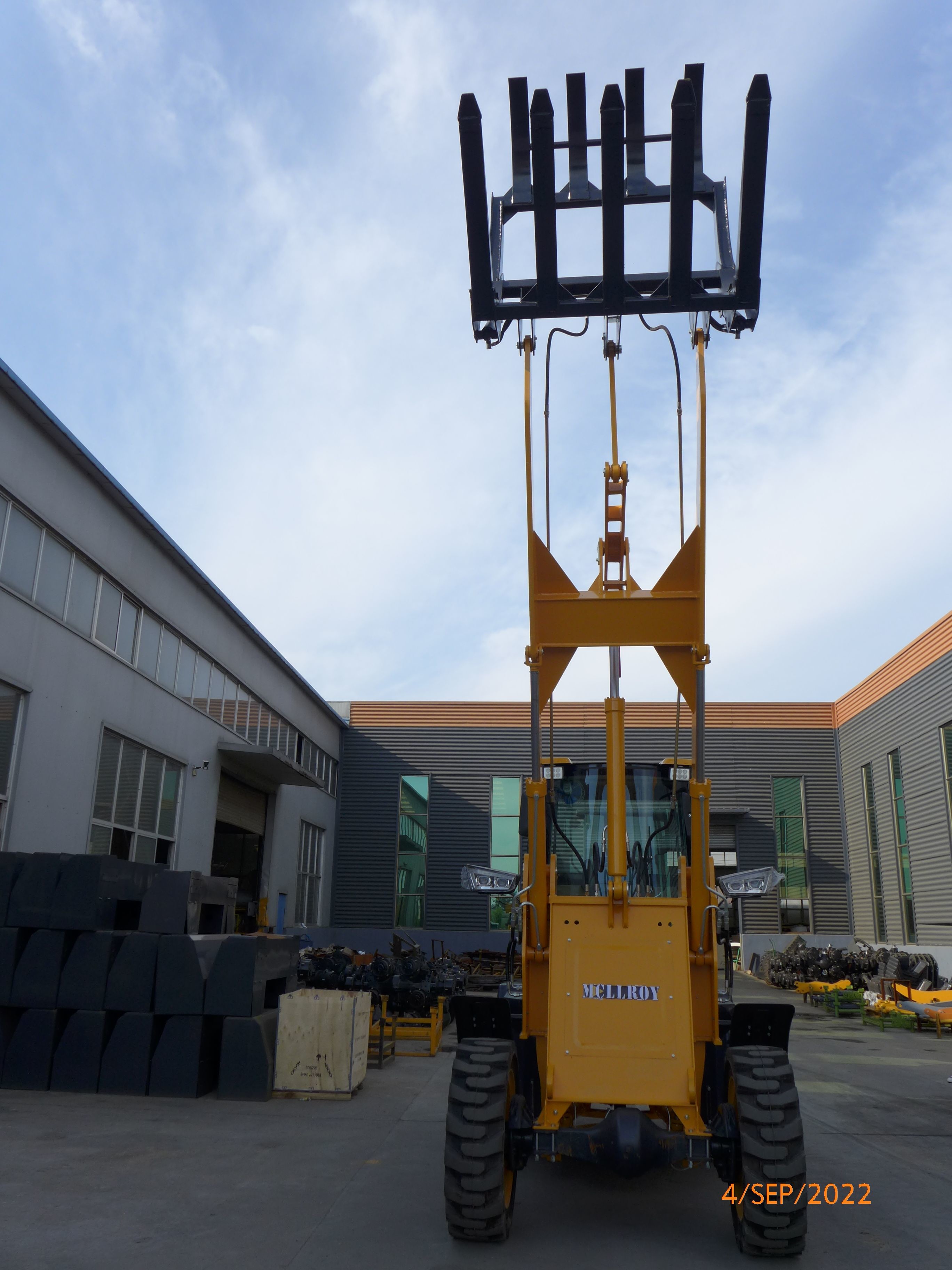 Max.Dump Clearance 3600mm Mining Wheel Loader Quick Change Option Mini